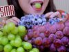 ASMR eating Grapes platter , EXTREME POPPING CRUNCHY EATING SOUNDS | LINH-ASMR