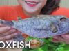 ASMR EATING GRILLED BOXFISH,EXOTIC FOOD,EATING SOUNDS | LINH-ASMR