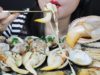 ASMR EATING GRILLED  ELONGATE COCKLE , EXTREME CHEWY EATING SOUNDS | LINH-ASMR