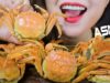 ASMR EATING HONGKONG HAIR CRABS EATING SOUND | LINH-ASMR 먹방 mukbang