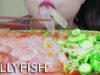 ASMR EATING JELLYFISH AND CUCUMBER SALAD | EXTREME CRUNCHY EATING SOUNDS | LINH-ASMR