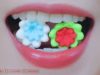 ASMR EATING LIPS ASMR | SUGAR FLOWER , | LINH-ASMR