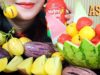 ASMR EATING MELON PLATTER TO HAPPY LUNAR NEW YEAR 2020 WATER MELON PEPINO ICE CREAM | LINH-ASMR 먹방
