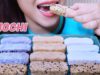 ASMR eating MOCHI (Japanese Rice Cake) Satisfying STICKY EATING SOUNDS | LINH-ASMR