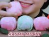 ASMR eating MOCHI (rasberry and matcha flavors) SOFT STICKY EATING SOUNDS | LINH-ASMR