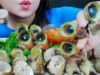ASMR EATING MOON SNAIL STRONBIDAE SNAIL CONINAE  *FAILED EATING SOUNDS | LINH-ASMR