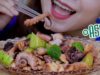 ASMR eating octopus salad with kimchi sauce (Tako Kimuchi) CHEWY CRUNCHY EATING SOUNDS | LINH-ASMR