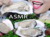 ASMR EATING RAW GIANT US OYSTERS SOFT CRUNCHY EATING SOUNDS | LINH-ASMR 먹방 mukbang gulp