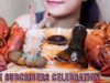 ASMR Eating Raw lobsters ? to celebrate 200k subcribers ❤️ , THANK YOU | LINH-ASMR