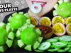 ASMR EATING SOUR FRUITS PLATTER(SOUR MANGO PASSION FRUIT AMBARELLA)CRUNCHY EATING SOUNDS | LINH-ASMR