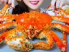 ASMR EATING WHOLE KING CRAB EATING SOUNDS | LINH-ASMR 먹방