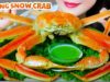 ASMR EATING WHOLE SNOW CRAB EATING SOUNDS | LINH-ASMR