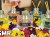 ASMR EDIBLE FLOWER AND DIFFUSER MUKBANG 먹는꽃(식용꽃)과 디퓨저먹방 (EATING SOUNDS)