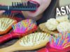 ASMR EDIBLE HAIR BRUSH (FROM HOMEMADE RICE KRISPIE TREATS) EATING SOUNDS | LINH-ASMR