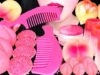 ASMR EDIBLE HAIR COMB, PINK JELLO SHOTS, PEACH JELLY, UFO CANDY 핑크색 디저트 *먹는 빗, 먹는 컵, 복숭아 젤리 MUKBANG