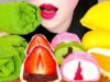 ASMR EDIBLE TOWEL, FRUITS TTEOK, CREPE CAKE *GREEN TEA, STRAWBERRY, MANGO EATING&COOKING MUKBANG 먹방