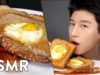 *ASMR* EGGY IN THE BASKET (COOK & ENJOY) No Talking Eating Sounds | Zach Choi ASMR