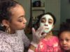 ASMR | Face Mask Application | Hair Brushing Ft My Little Sister