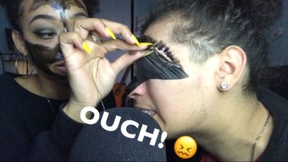 ASMR | Face Mask Application/Removal | (Peel Off Mask) W/ My Boyfriend ? IT HURT SO BAD ?