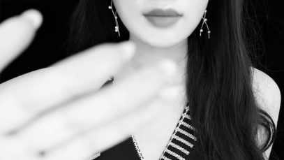 *ASMR* Face Touching + Slow Hand Movement + Trigger Words (Whispered)