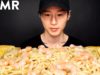 ASMR FETTUCCINE ALFREDO + SHRIMP & GARLIC BREAD MUKBANG (No Talking) EATING SOUNDS | Zach Choi ASMR