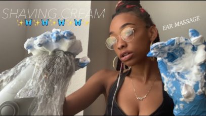 ASMR | Filling Your Ears With Shaving Cream | EAR MASSAGE ?