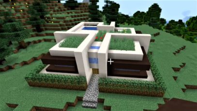 ASMR | Finishing the Minecraft Mini Modern Mansion ?