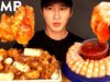 ASMR FRIED CHICKEN & SHRIMP COCKTAILS MUKBANG (No Talking) EATING SOUNDS | Zach Choi ASMR