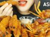 ASMR Fried soft shell crab & whole Shrimp *EXTREME CRUNCHY 바삭바삭한 새우튀김과 칠게 튀김(EATING SOUNDS)MUKBANG