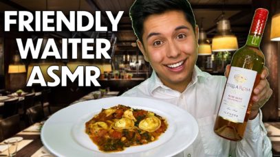 ASMR | Friendly Waiter Role Play!