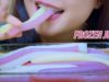 ASMR Frozen jelly stick , ICE EATING SOUNDS | LINH-ASMR