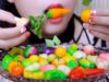 ASMR Fruit shaped Mung Bean Cake (SOFT EATING SOUNDS) | LINH-ASMR