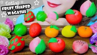 ASMR FRUIT SHAPED WAGASHI (JAPANESE CANDY ART TRADITIONAL) | LINH-ASMR