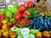 ASMR FRUITS PLATTER(SOUR MANGO , TAMARIND , persimmon apple , WATER APPLE ,FINGER GRAPES)| LINH-ASMR