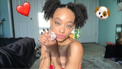 ASMR | Gently Brushing My NewBorn Puppy ??