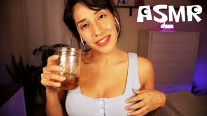 ASMR Girlfriend Helps You with Anxiety | Shirt Scratching | Throat Sounds | Gurgle | Relax