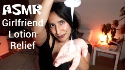 ASMR Girlfriend Rubs Lotion on You | Release | Personal Attention | No Talking | Sleep | Tingle