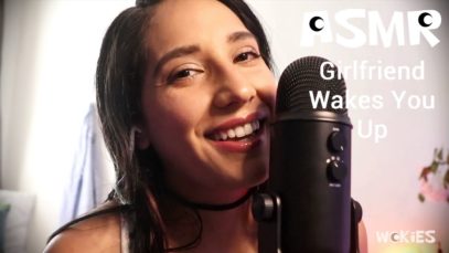 ASMR Girlfriend Wakes You Up | Kisses | Real Ambient Noise