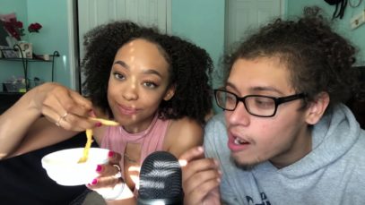 ASMR | Golden Chick MUKBANG | Crunchy Sounds | Ft. My Boyfriend ?