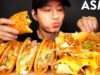 ASMR GRANDE NACHOS BOX & CHALUPA MUKBANG (No Talking) EATING SOUNDS | Zach Choi ASMR