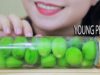 ASMR GREEN APRICOT (YOUNG PEACH) JELLY – JEWLY GIFT BOX PART 02 | EATING SOUNDS | LINH ASMR