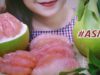 ASMR Green skin pomelo , CRUNCHY JUICY EATING SOUNDS | LINH-ASMR