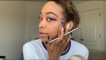 ASMR | GRWM full face using FENTY BEAUTY | (lots of tapping)