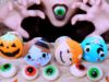 ASMR HALLOWEEN FEAST(eyeball-shaped gummy and ghost cupcake) Satisfying EATING SOUNDS |LINH-ASMR