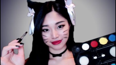 [ASMR] Halloween Makeup Roleplay