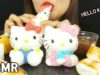 ASMR HelloKitty Marshmallow 헬로키티 마시멜로우 먹방(EATING SOUNDS)MUKBANG REAL SOUNDS