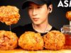 ASMR HONEY GLAZED FRIED CHICKEN MUKBANG (No Talking) COOKING & EATING SOUNDS | Zach Choi ASMR