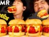 ASMR HOT CHEETOS CHEESEBURGERS with BENNY BLANCO