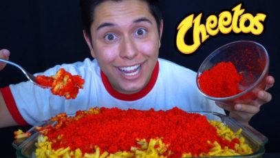 ASMR | HOT CHEETOS Mac n Cheese MUKBANG! (Eating Sounds & More!)