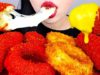 ASMR HOT CHEETOS MOZZARELLA CORN DOG, ONION 치토스 핫도그, 어니언링 (NO TALKING) CRUNCHY EATING SOUNDS MUKBANG